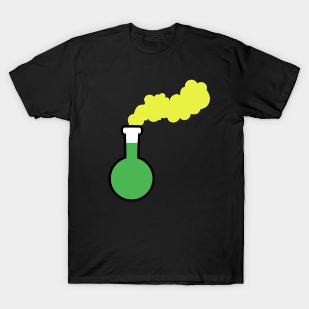 Vivid Neon Laboratory Flask T-Shirt by XOOXOO